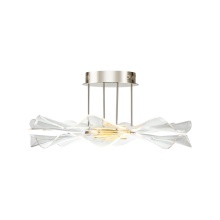 Golden Canada 8046-SF LG - Golden Lighting Vetrina Integrated LED Semi-Flush Mount in Light Gold